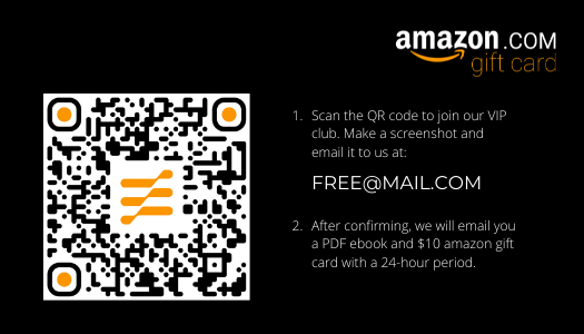 Black Amazon post-purchase gift card template 